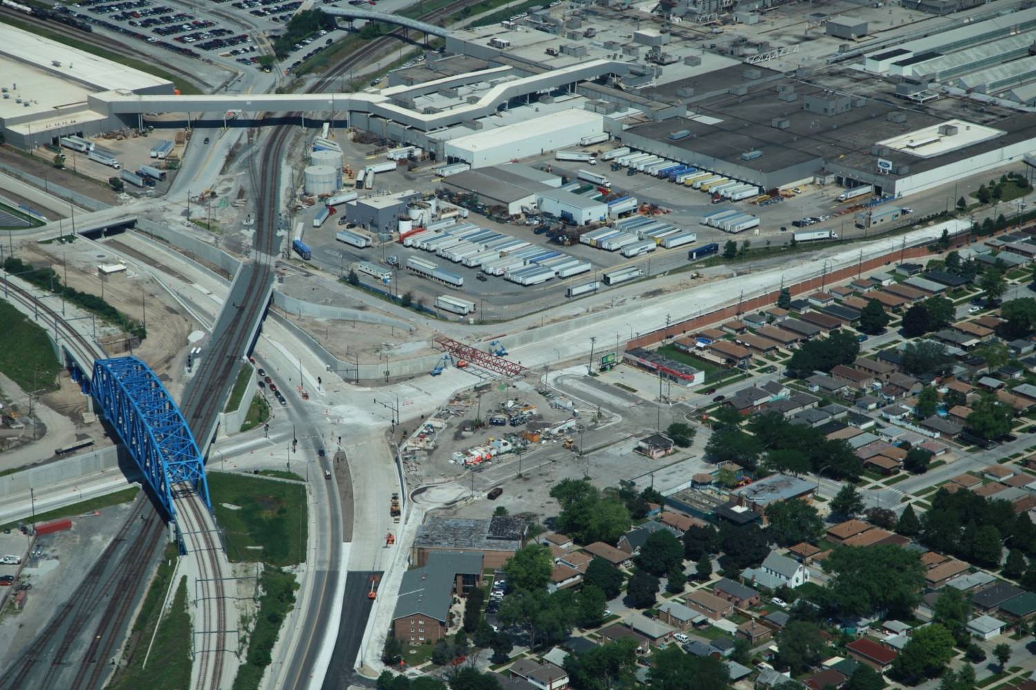130th and torrence and norfolk southern grade separation