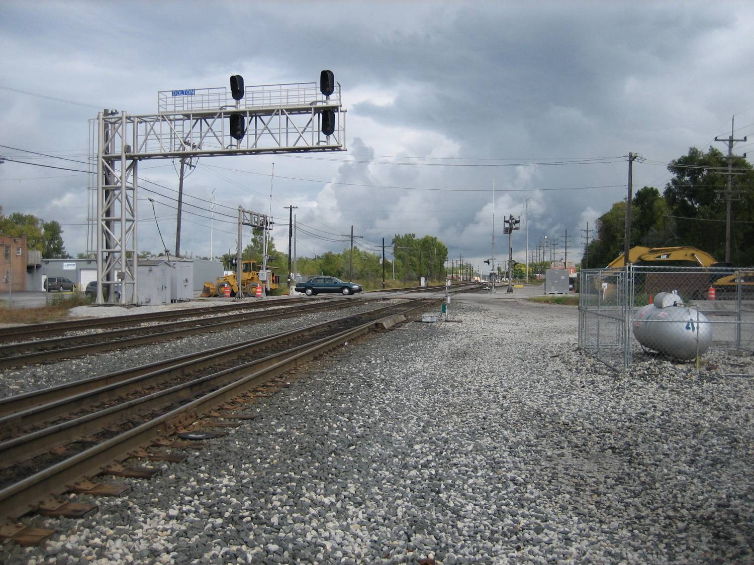 signalization of blue island yard running tracks